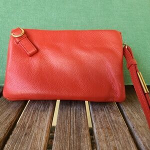 Foley & Corrina clutch and cross-body strap
